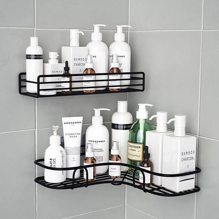 1/2PCS Bathroom Shelf Shower Wall Mount